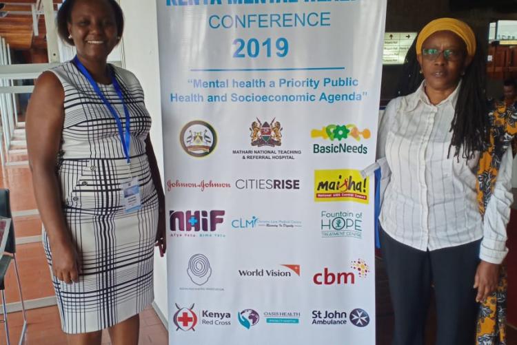 Prof. Muthoni Mathai and her Doctoral student attend Mental Health Conference