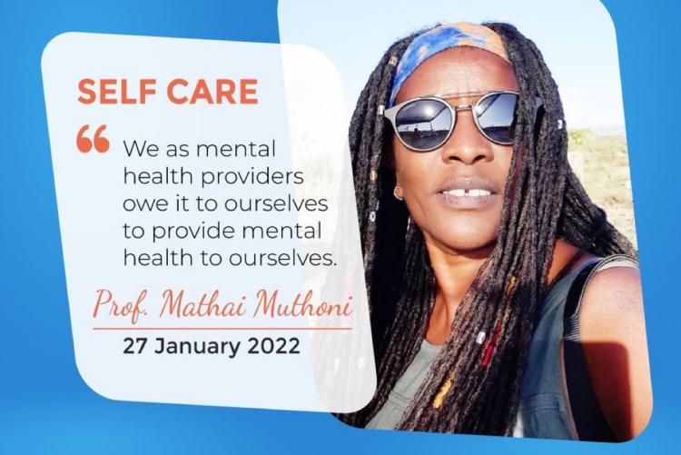 Prof. Muthoni Mathai will be a speaker during the Kenya Psychiatric Association  Mental Health Webinar on 27th January 2022