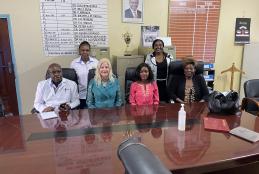 Dr. Sarah Deland together with the Chairman Department of Psychiatry Prof. Anne Obondo and Dr. Teresia Mutavi visited Mathari Teaching and Referral Hospital.They were welcomed by Dr. Karaja the acting CEO and other staffs from the hospital.