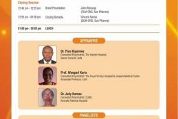 MAY IS MENTAL HEALTH AWARENESS MONTH: DR. KIGAMWA AND PROF. KURIA GIVE A TALK ON BIPOLAR MOOD DISORDER AT SAROVA PANAFRIC HOTEL ON 12/5/2022
